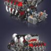 F488 3.9L V8 Engine - 2718Pcs
