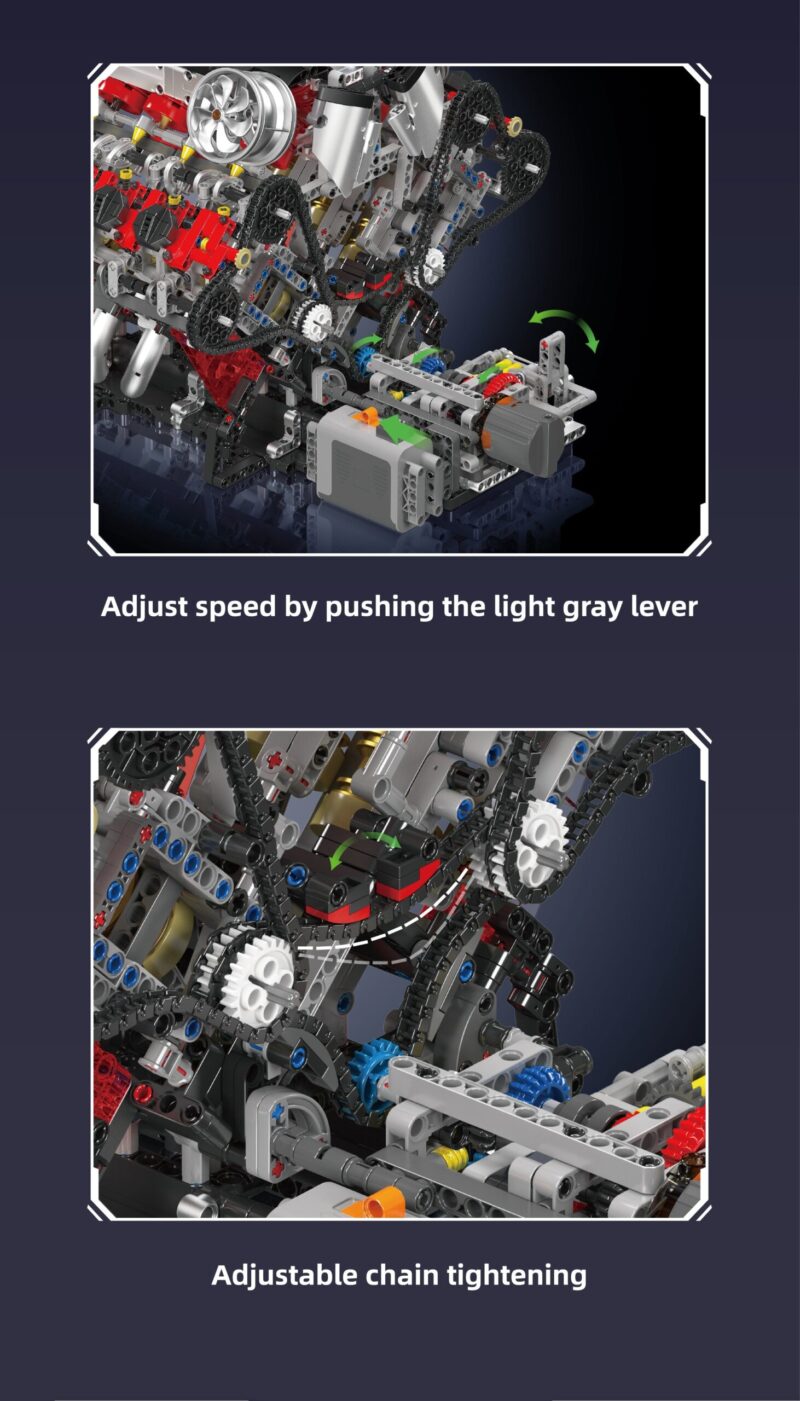 F488 3.9L V8 Engine - 2718Pcs