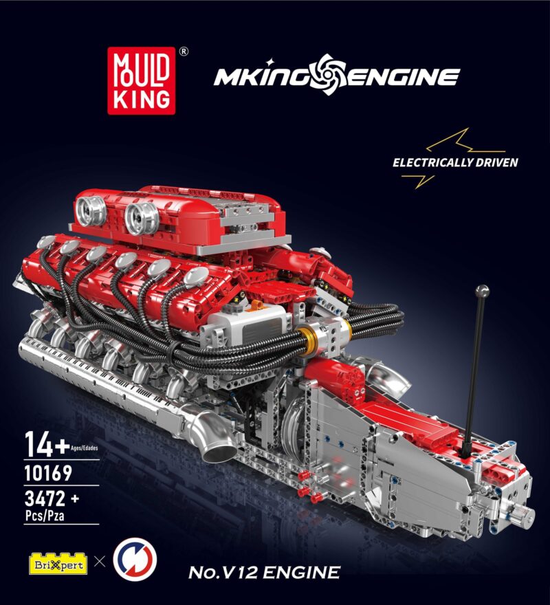 Lambo V12 Engine - 3472Pcs