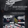 Panlos 670019 M500 Revolver Pistol Gun Brick