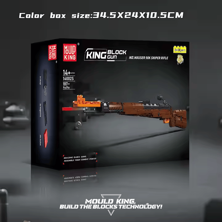 98K_military_toys_building_blocks_2.png MouldKing 14002S Mauser 98K Sniper Rifle Brick