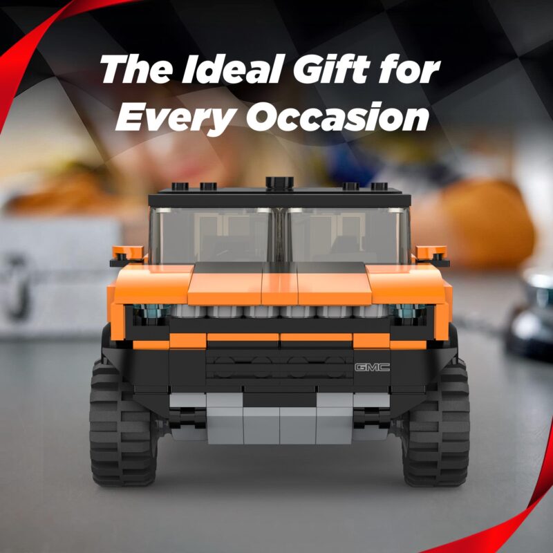 Artboard11_0661a13f-d5be-456a-9735-5ca76a14e227.jpg GMC Hummer EV 1/30 Scale Model Building Bricks Kit, 431pcs