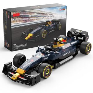 Oracle Red Bull Racing RB19 F1 1/24 Race Car Model Building Bricks Kit, 333pcs