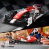 Alfa Remeo F1 C42 1/24 Race Car Model Building Bricks Kit, 340pcs