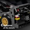 Pagani Zonda R 1/28 Scale Model Building Bricks Kit, 387pcs