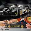Pagani Zonda R 1/28 Scale Model Building Bricks Kit, 387pcs