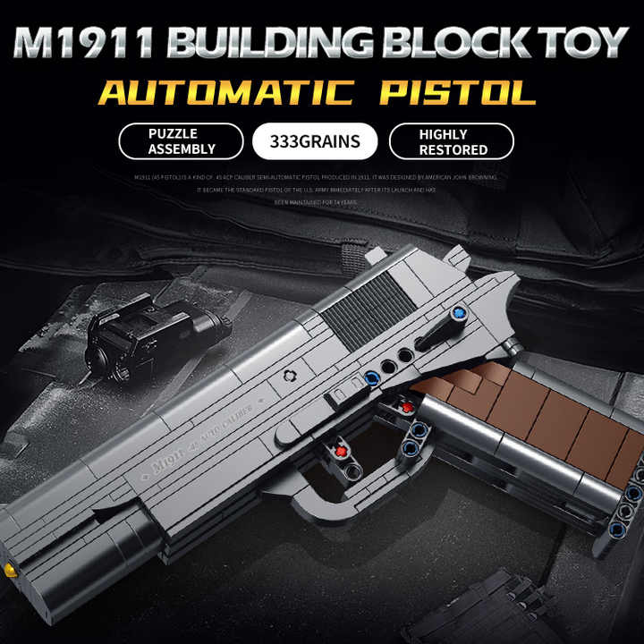 Panlos 670007 M1911 Pistol Gun Brick
