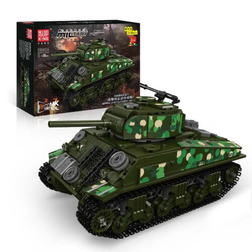 He667f7a17bc44e4ebd040b7895f45d13b.jpg Mould King 20024 M4 Sherman Tank Brick