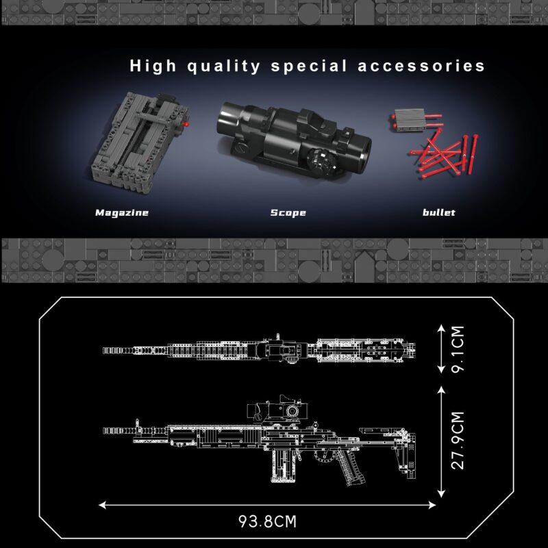 K14_Rifle_construction_toys_model.jpg MouldKing 14026S MK14 Rifle Toy Brick